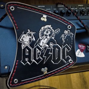 Handmade AC / DC armguard for archery