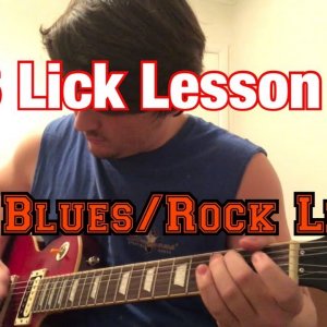 SGS Lick Lesson #2 "The Blues/Rock Lick"