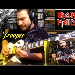 Iron Maiden - The Trooper - Guitar Cover w/SOLOS 4K by Steven Perrone
