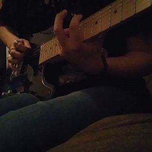 Syn etude's Alternate picking lesson 1 practice.