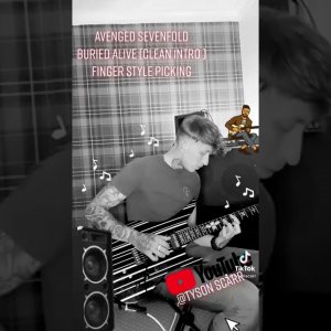 #avengedsevenfold #buriedalive #fingerstyle #guitar #schecter #clean #intro #tiktok #shorts #thanks