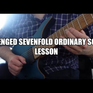Avenged Sevenfold Ordinary solo lesson